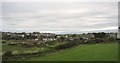The village of Bryn Du from the railway in LL63 5RS
