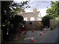 Gateway to Long Meadow House, Kedington Hill in Little Cornard
