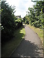 Path running parallel to Satchell Lane in SO31 4RT