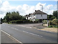 Approaching the junction of Satchell Lane and The Close in SO31 4RT