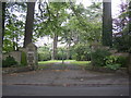 Gates at entrance to Elswick Manor in PR4 3YJ