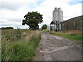 Passing farm buildings near Brinsley Gin in Brinsley