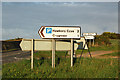 Road signs at junction on B3276 in PL28 8RS
