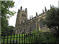 The south side of St Giles, Wrexham in LL13 7LL