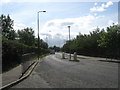 The road heading past Newbattle Community School in EH22 4DX
