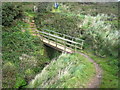 Footbridge on the South West Coast Path in TR2 5PQ