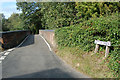 A narrow bridge over the railway at Reedham in NR13 3HH