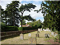East Bergholt churchyard in CO7 6TP