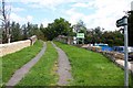 Footpath over bridge 223 on the Oxford Canal in OX5 1JU