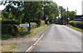 Approaching Bourton-On-Dunsmore from the north in CV23 9QS