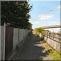 Footpath to Footbridge in M34 3SD