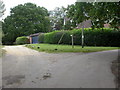 South Gorley, footpath junction in SP6 2PR