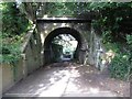Old Waverley Line railway bridge in EH19 3RY