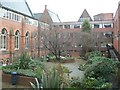 Courtyard garden, Leeds General Infirmary in LS1 3DL