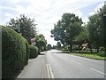 Station Road - viewed from High Street in The Moultons