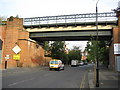 Herne Hill: Burbage Road railway bridge, SE24 in SE21 7JP