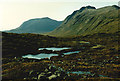 View west over Lochan a' Choire Dhuibh in IV22 2ET