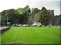 Car park Auchinstarry quarry in Kilsyth