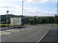 Bus stop in Auchinloch village in Auchinloch