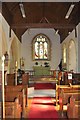 Looking towards the altar in St Margaret, Woodham Mortimer. in CM9 6SN
