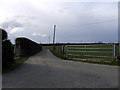 Country lane near to Llanddaniel Fab in LL60 6NN