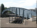 Swing bridge at the entrance to Greenland Dock in SE16 5UD