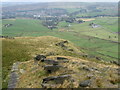 Towards Diggle from Ravenstone Rocks in OL3 5JX