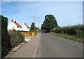 View north along Station Road in NR13 4BQ