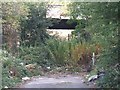 Disused railway bridge in ST2 9NS