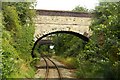 Kidlington Road bridge with Bletchingdon Road bridge behind in OX5 2SE