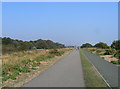 The Saxon Shore path and cycleway, Walmer in CT14 7US