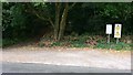Footpath off Longmoor Road at Greatham in GU33 6ET
