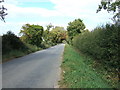 Looking north along Rhoon Road near Rhoon Farm in PE34 4LE