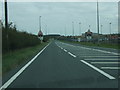 A18 road approach at Humberside Airport in DN39 6WY