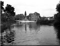 Fladbury Weir and Cropthorne Mill, River Avon in WR10 2QE