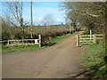 Road to New Barn Farm in BH21 4EG