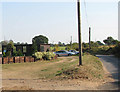 Church Road past Thurlton Bowls Club in NR14 6RN