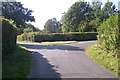 Road junction on Rogers Rough Road in TN17 2SB