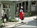 Hay on Wye town cryer in HR3 5QY