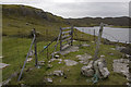 Fence above Loch an Duin in HS4 3XY