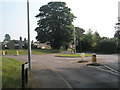 Mini-roundabout in How Road in SO32 1PQ