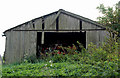 Derelict fenland farm shed in IP28 8EB