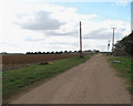 Private road past Harris Farms in IP28 8EB