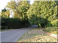 Road and the bridge over the river in Rockbeare in Cranbrook