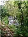 Waterfall by the path to Faifley in G62 7HN
