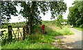Post box at Crossroads on Cold Ashby Road in NN6 8SQ