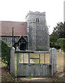 St Botolph's church - churchyard gate in NR13 3HX