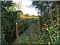 Footbridge near Northwick, Worcester in WR2 6PG