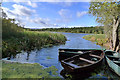 Anglers' boats on King's Myre in PH1 4PL