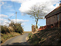 Approaching Church Road on Well Road in NR13 3HX